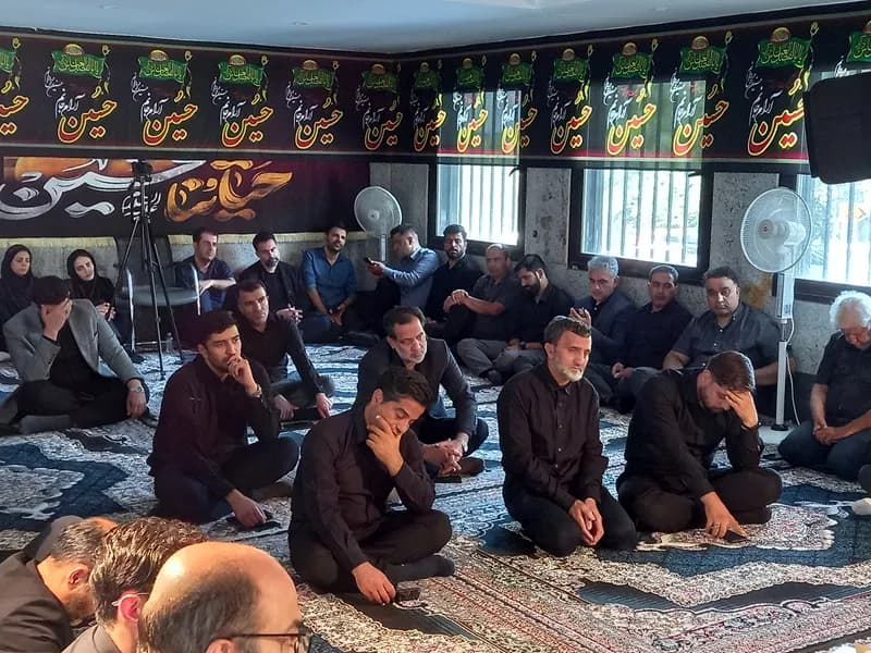 برگزاری آیین عزاداری شهادت حضرت اباعبداللهالحسین(ع) در گروه تابان هور 7